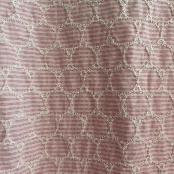 Talbots Sleeveless Top Pink White Stripes Size M - Picture 3 of 10